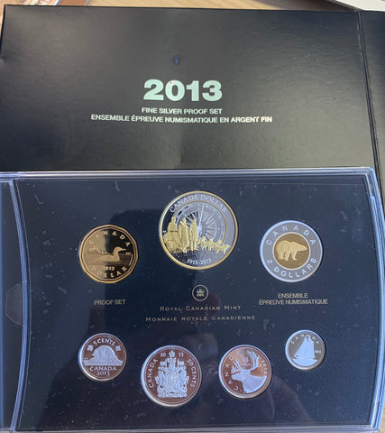 Canada 2013 Fine Silver Proof Coin Set