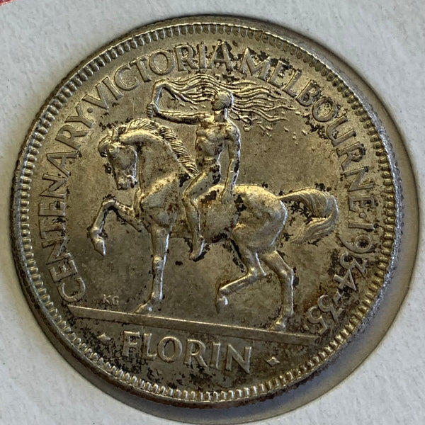 Australia 1934-5 Melbourne Centenary Florin EF