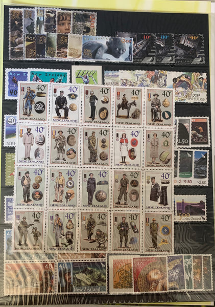 New Zealand 2003 Post Office Year Book containing all the different simplified stamps issued that year