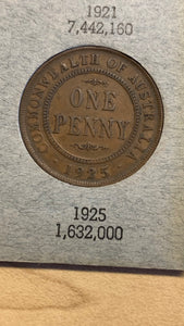 Australia Push In Dansco Penny Album Complete Penny Set Excluding 1930