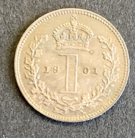 UK Great Britain Queen Victoria Maundy Penny, Twopence and Fourpence Unc