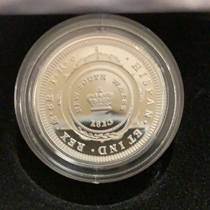 Australia 2013 Royal Australian Mint $1 One dollar BiCentenary of the Holey Dollar Silver Proof Coin Sydney Coin Fair Issue