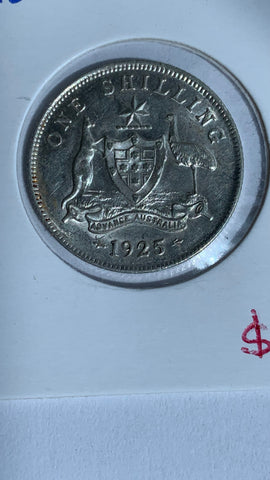 AUSTRALIA 1925 Shilling 1/- aUnc