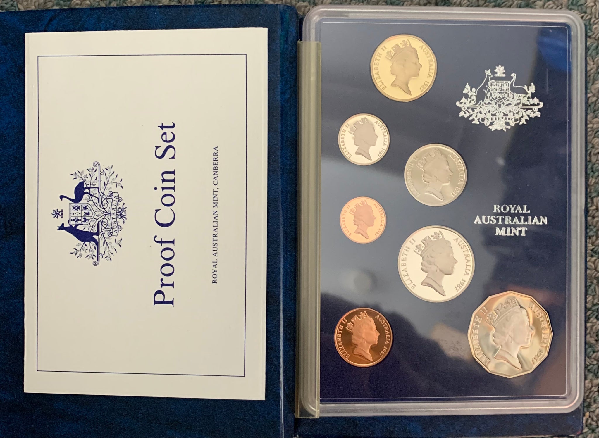 Australia 1987 Royal Australian Mint Proof Set Superb Condition