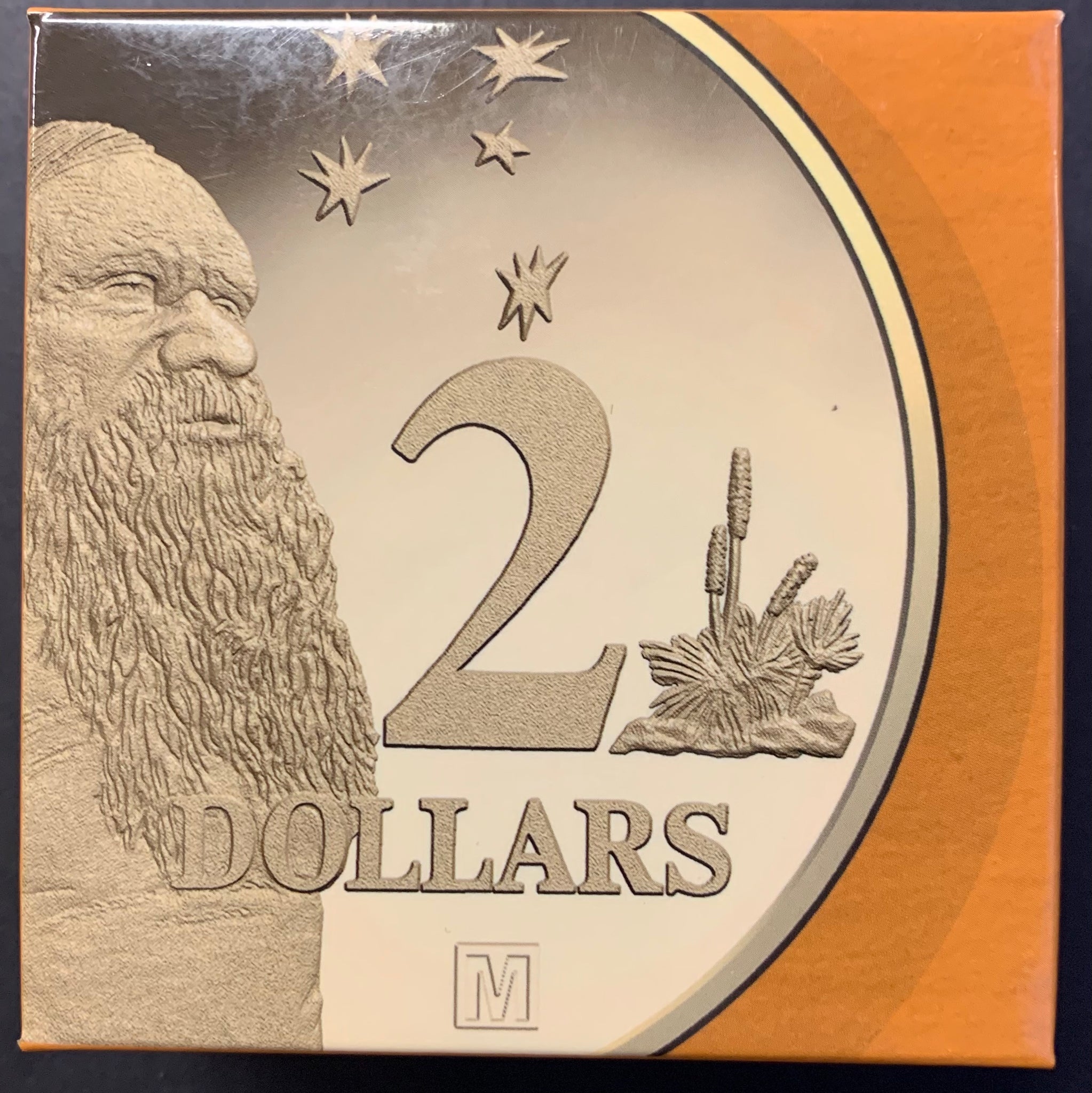 2018 ANDA Australia 30 years of the $2 Proof Coin  with "M" Privy Mark