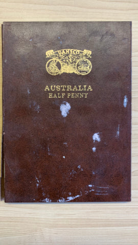 Australia Half Penny  ½d Halfpenny complete Set Excluding 1923 in Dansco Album