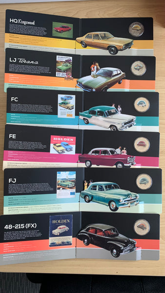 2016 RAM 50c Holden Heritage Collection Set of 12 Coins in Tin