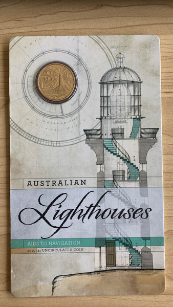 Australia 2015 Royal Australian Mint $1 Lighthouse Uncirculated Coin