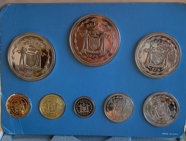 Belize 1975 Silver Proof Set