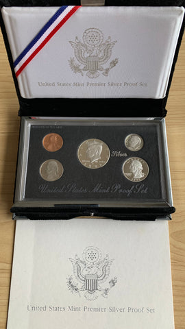 USA United States 1998 Proof Set with Silver Coins