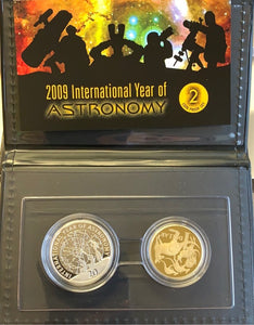 Australia 2009 Royal Australian Mint International Year of Astronomy 2 Coin Proof Set