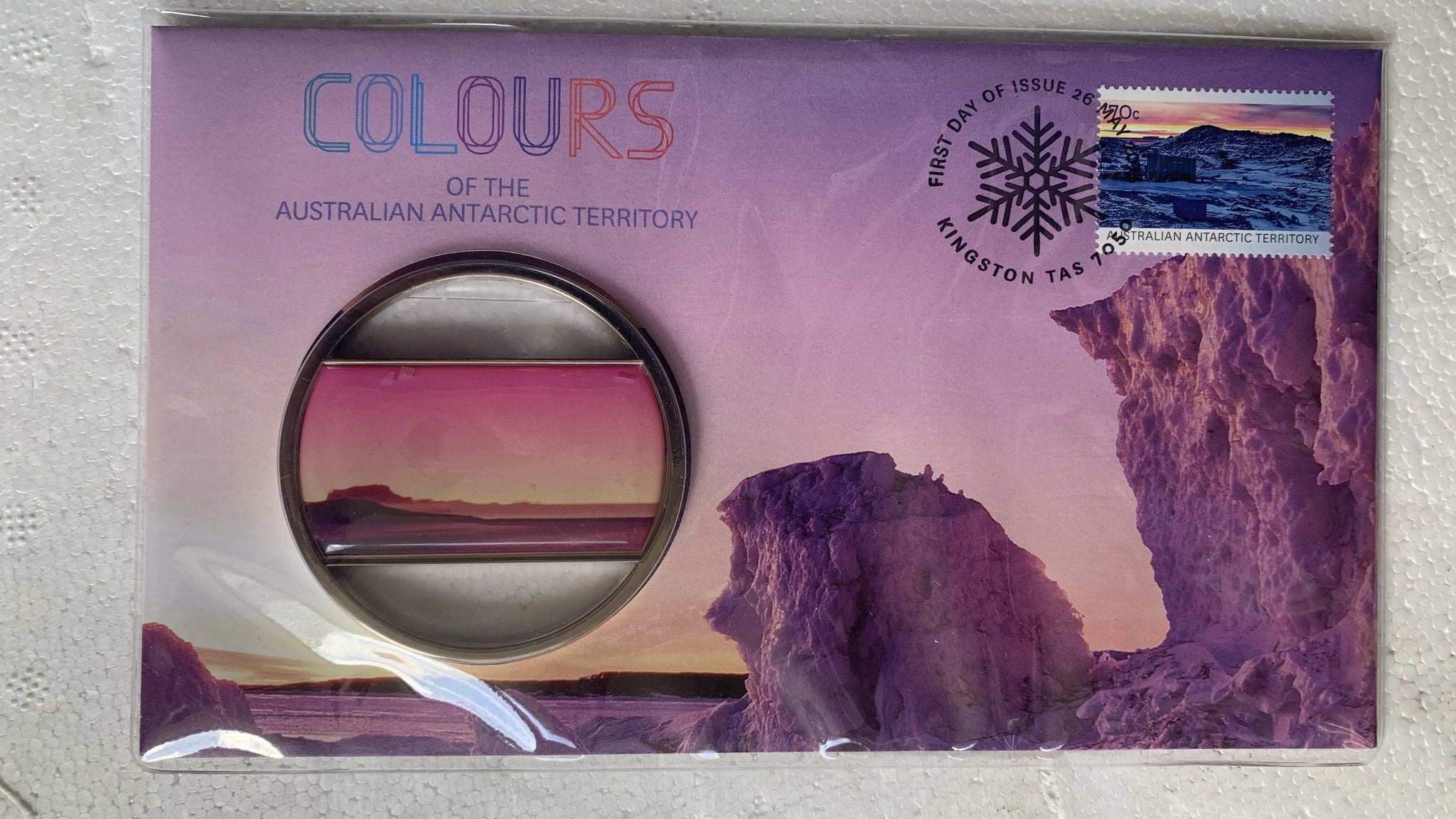 2015  Australian Colours of The Antarctic Territory PNC