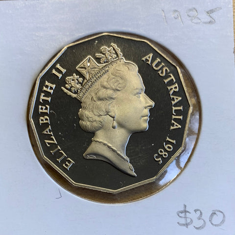 Australia 1985 Proof Fifty Cents 50c