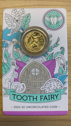 2022 Royal Australian Mint $2 Tooth Fairy Uncirculated Coin