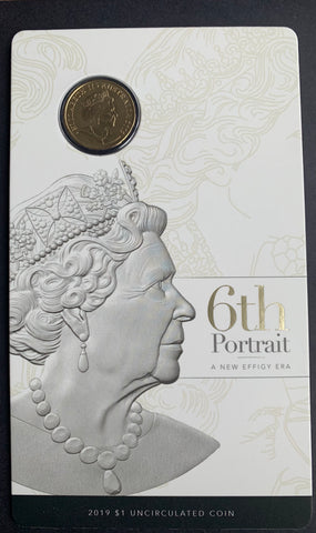 2019 RAM $1 6th Portrait A New Effigy Carded Uncirculated Coin