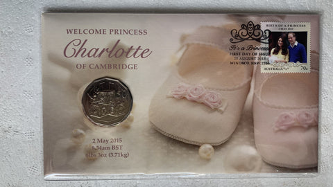 2015 50c  Australian Princess Charlotte PNC
