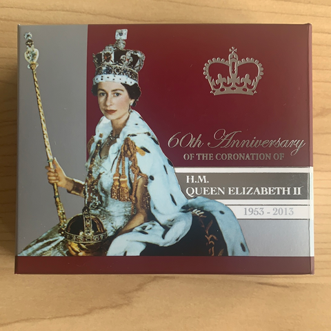 Australian 2013 one ounce silver coronation proof