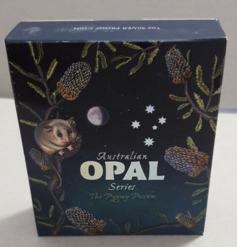 2013 Opal Series Pygmy Possum 1oz 999 Silver Proof Coin Box Cert