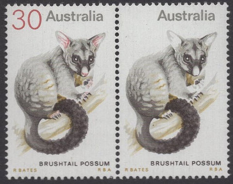 Australia SG 563a 1974 30c Possum Missing Red Error Stamp MUH