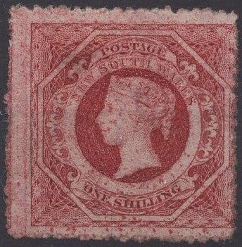 Australian States NSW SG 169 1/- Carmine unused without gum and of fine appearance.