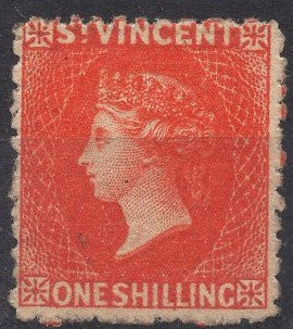 St Vincent West Indies Caribbean SG 31 1/- Queen Victoria Mint