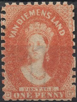 Australian States Tasmania SG 57 1d Brick Red mint